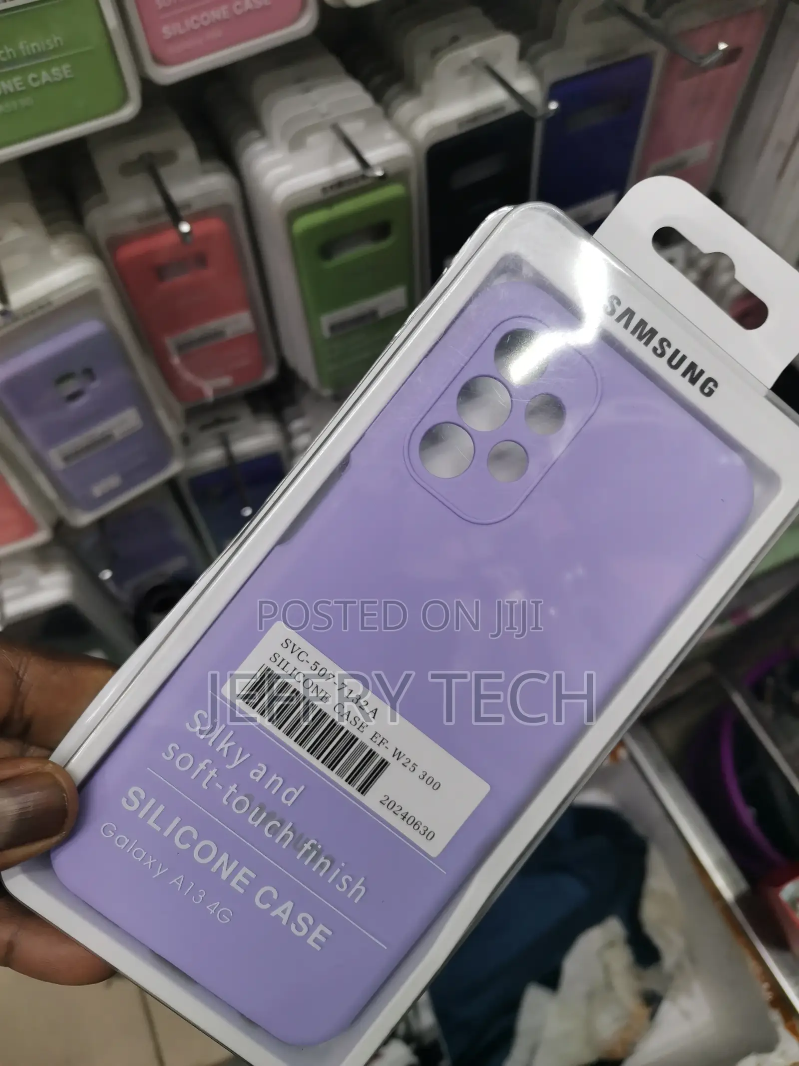 Soft Silicone Anti-scrach Case For Samsung A13 4g- Purple
