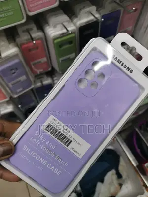 Soft Silicone Anti-scrach Case For Samsung A13 4g- Purple
