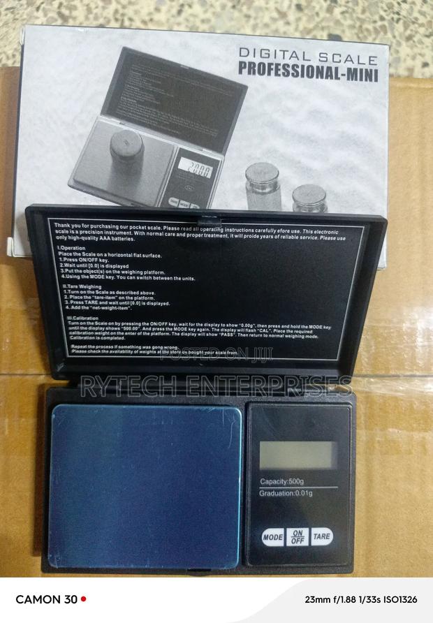 Digital Pocket Scale, 500g X 0.01g - main view