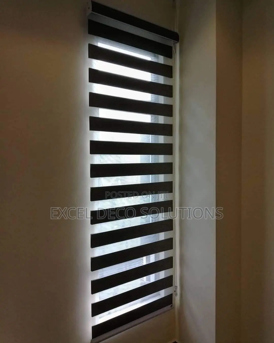Stripped Elegance Zebra Office Blinds