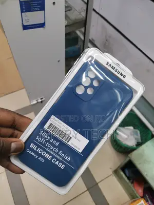 Silicone Back Cover Case for Samsung Galaxy A23-Blue