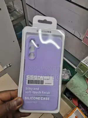 Samsung Galaxy A24 Stylish Slim Soft Silicone Case-Purple