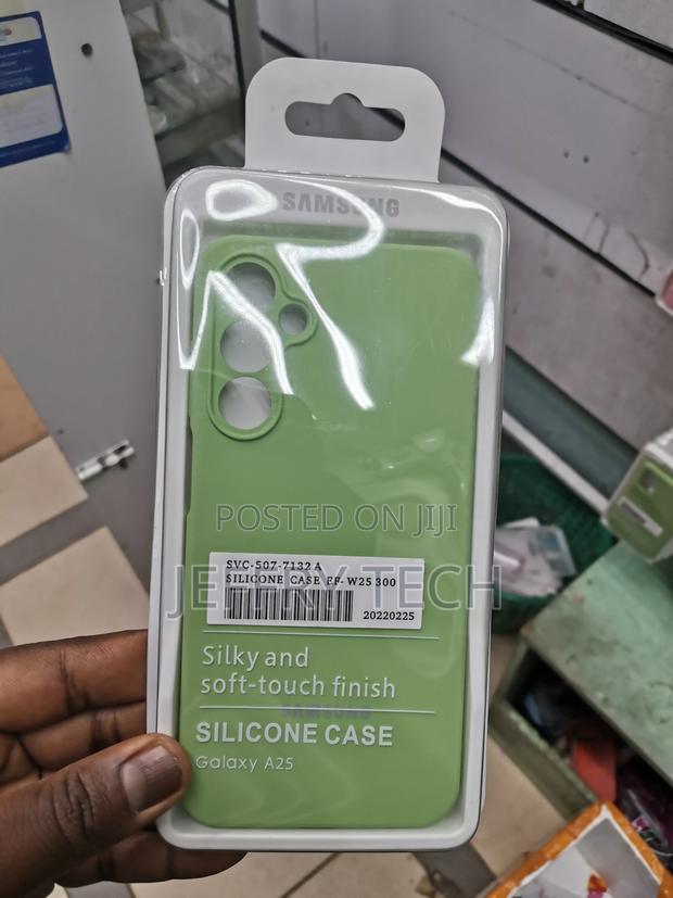 Samsung Galaxy A25 Soft Silicone Protective Case-Green - main view
