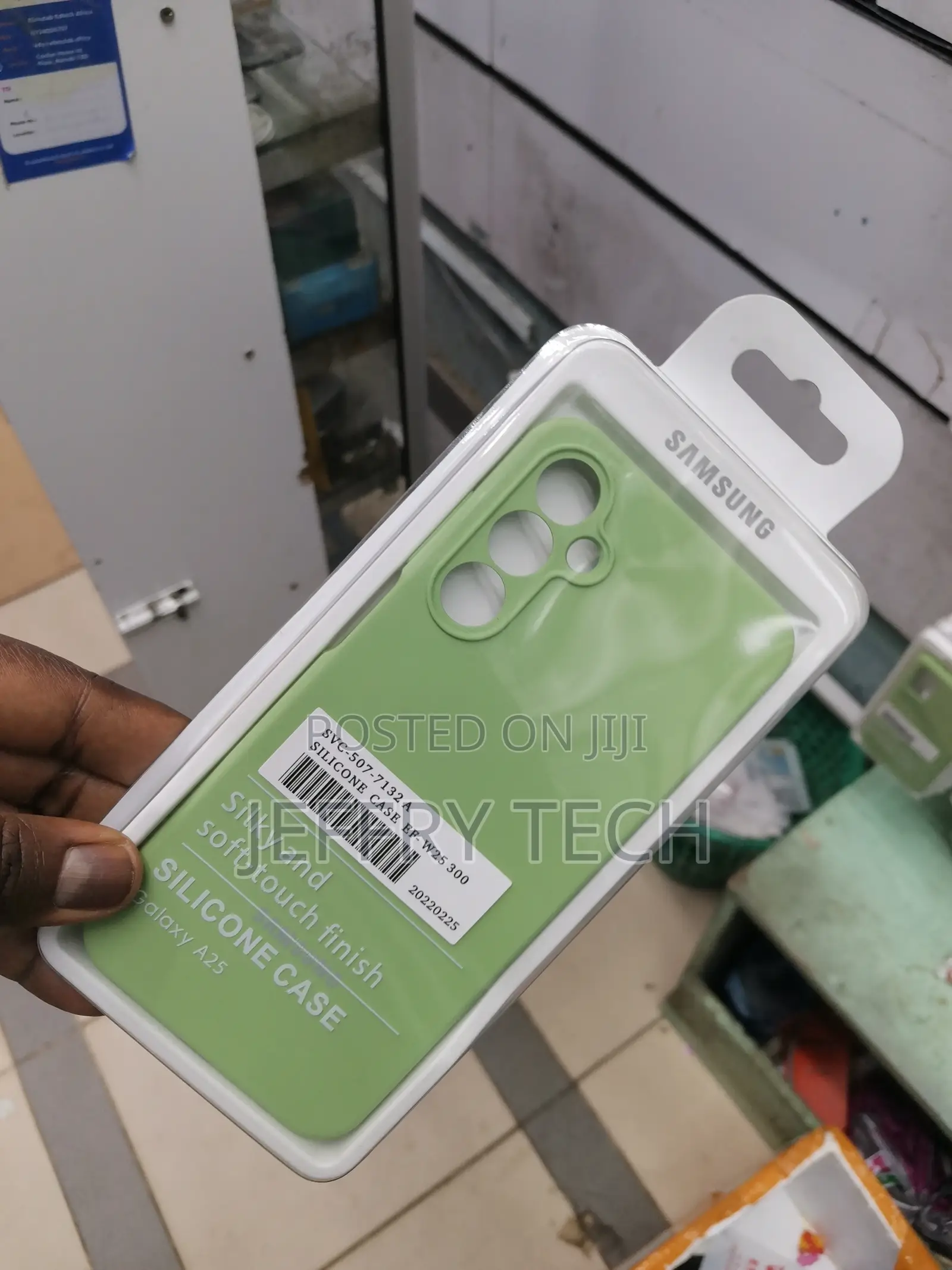 Samsung Galaxy A25 Soft Silicone Protective Case-Green