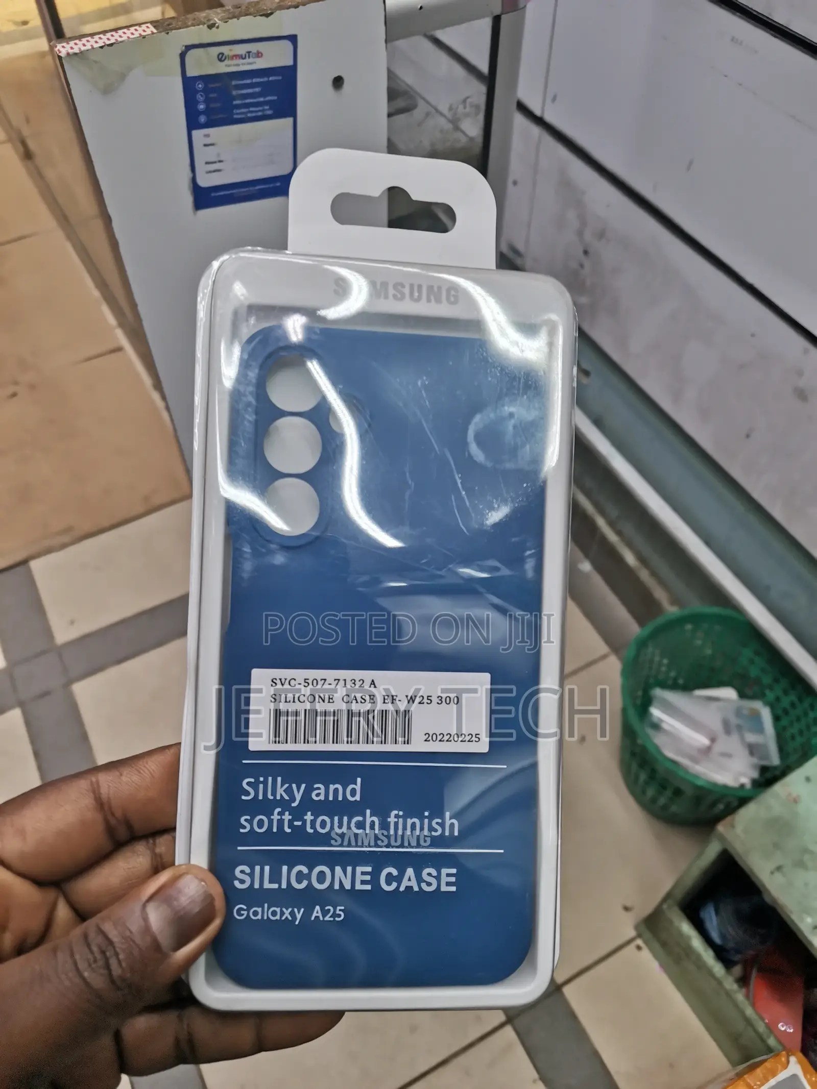 Samsung Galaxy A25 5G, Silicone Protective Case-Blue