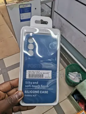 Samsung Galaxy A25 5G, Silicone Protective Case-Blue