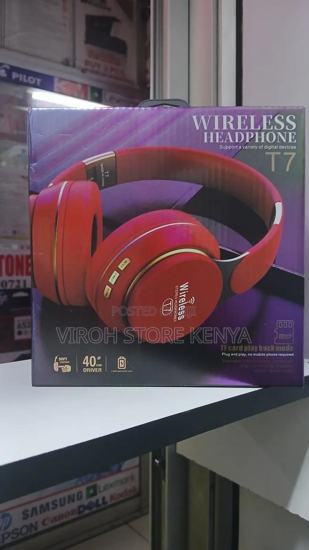 T7 Wireless Headphones - Black