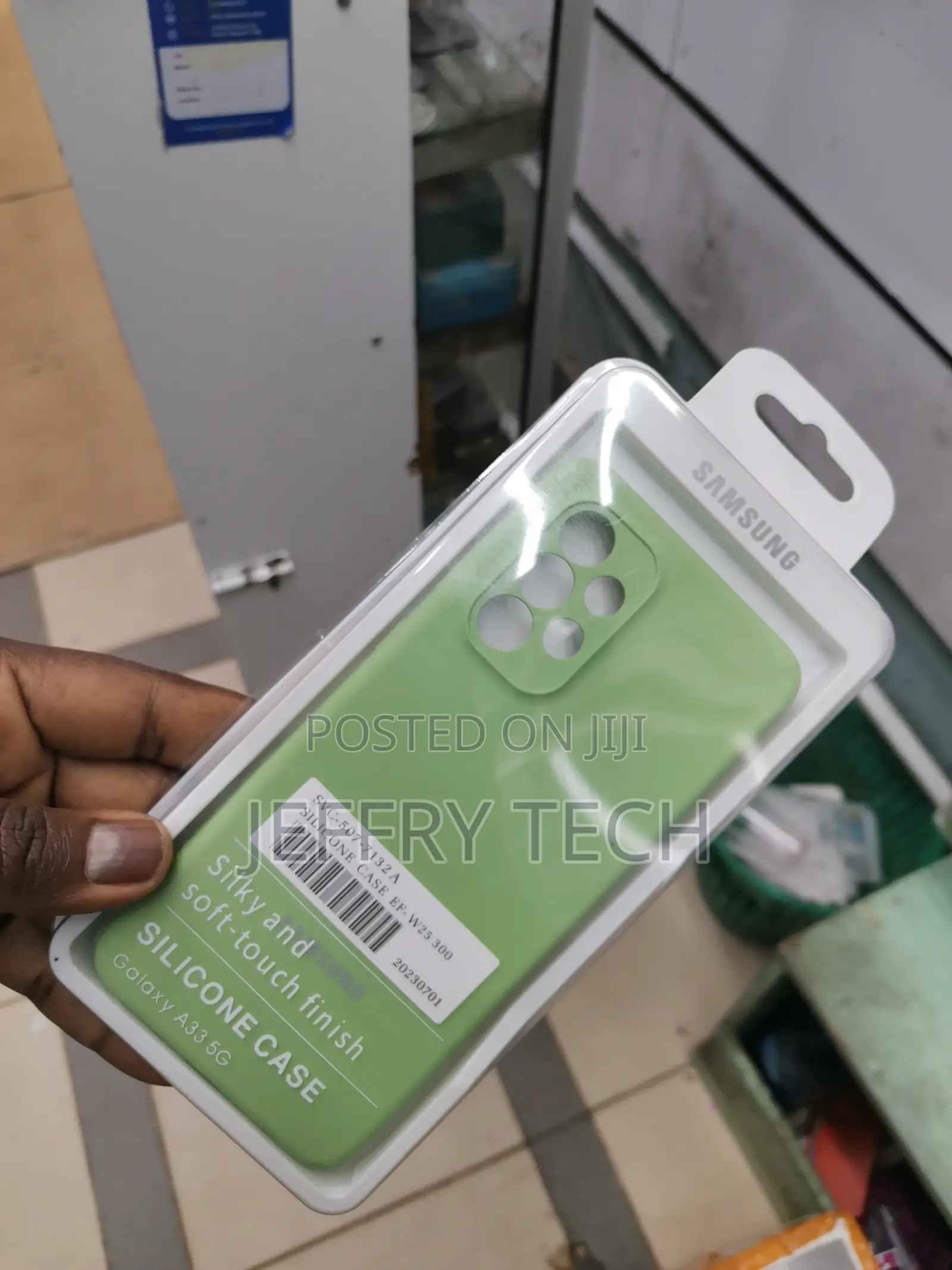 Soft Silicone Protective Case for Galaxy A33 5g-Green