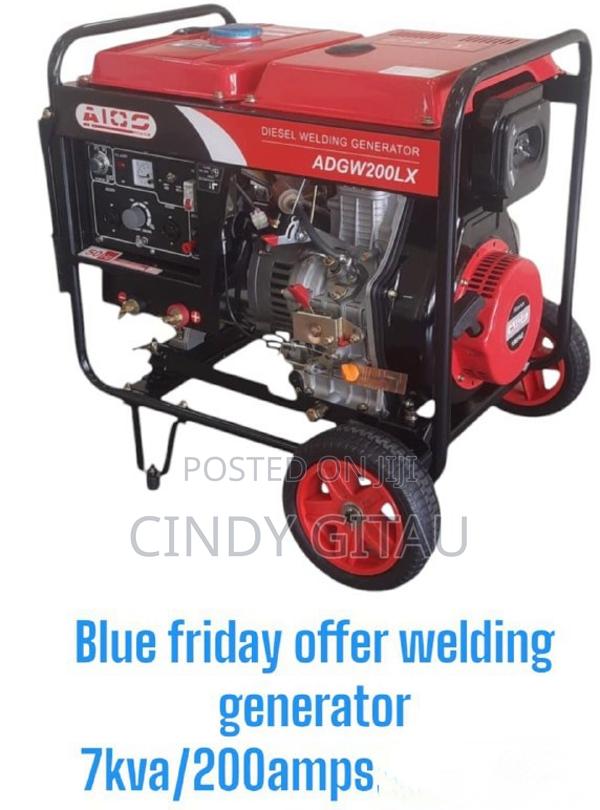 AICO Diesel Welding Generator 7kva/200amps