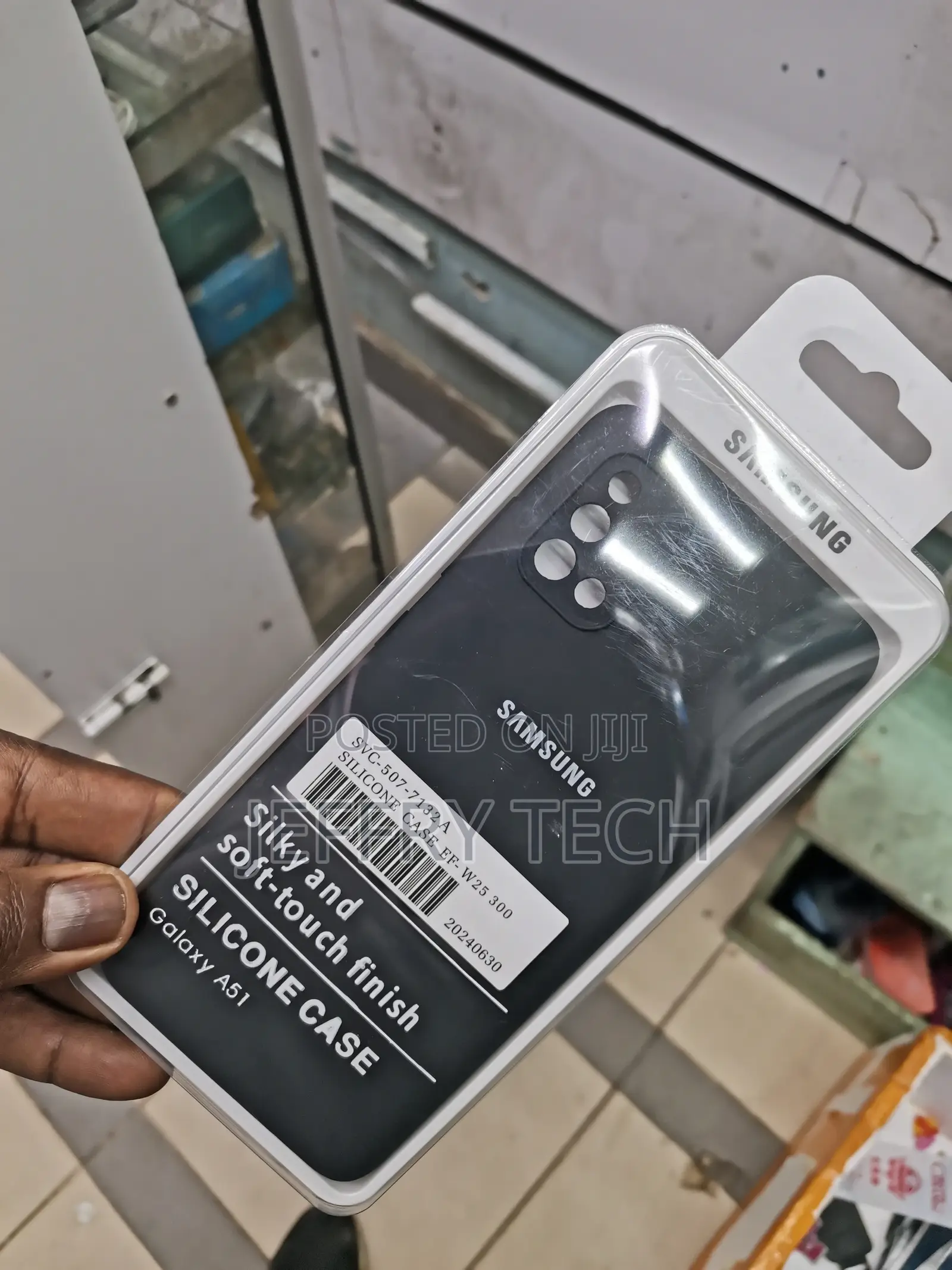 Samsung Galaxy A51 Case Luxury Soft Silicone Case-Black