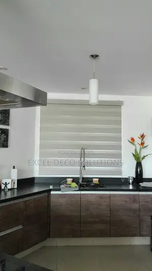 All Day Comfort Zebra Kitchen Window Blinds
