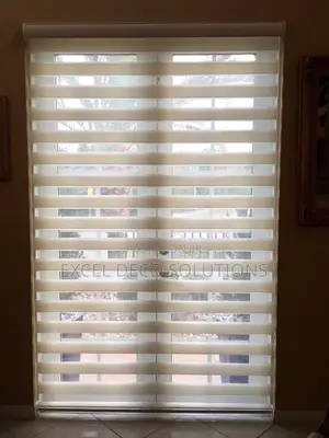 Balcony Door Zebra Roller Blind