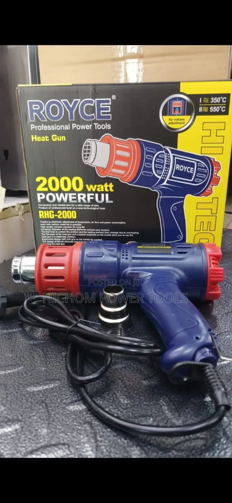 Powerful 2000watts Royce Heat Gun