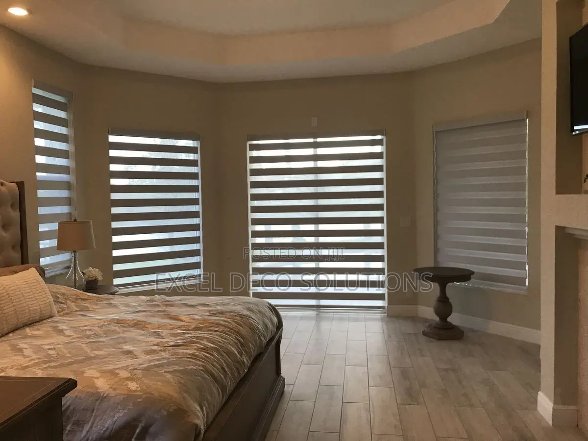 Grey Perfect Bedroom Window Roller Blinds