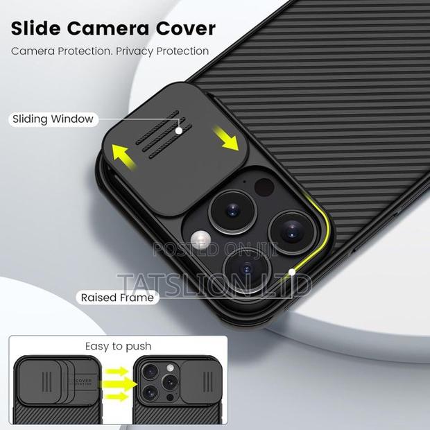 Nilkin iPhone 16 Pro Max Case With Camera Protection Cover - thumbnail 3