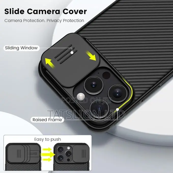 Nilkin iPhone 16 Pro Max Case With Camera Protection Cover