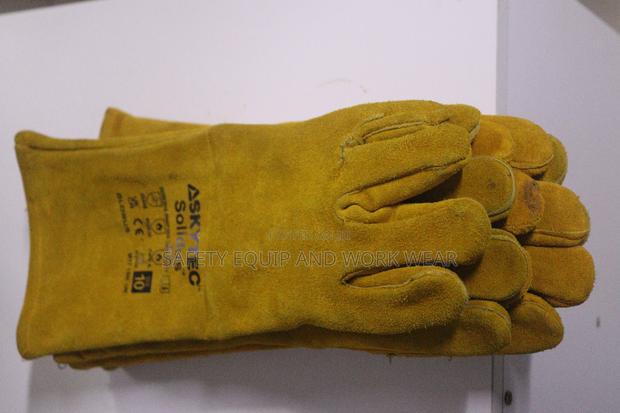 Industrial Long Leather Gloves-welder Protection