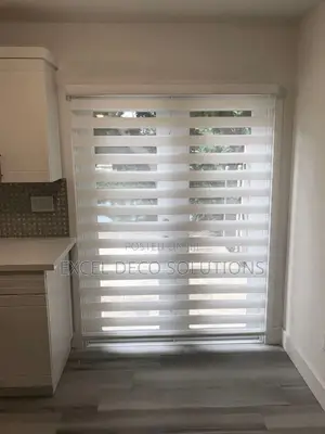 Modern Zebra Window Roller Shades