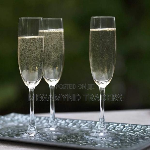6pc Champagne Glass Clear - thumbnail 4