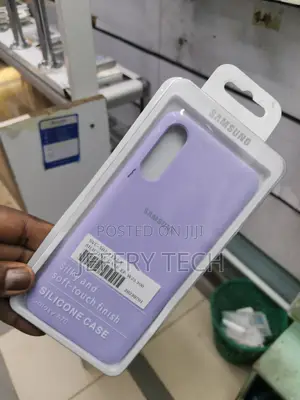Samsung Galaxy A70 Silicone Case Gel Rubber Bumper -purple