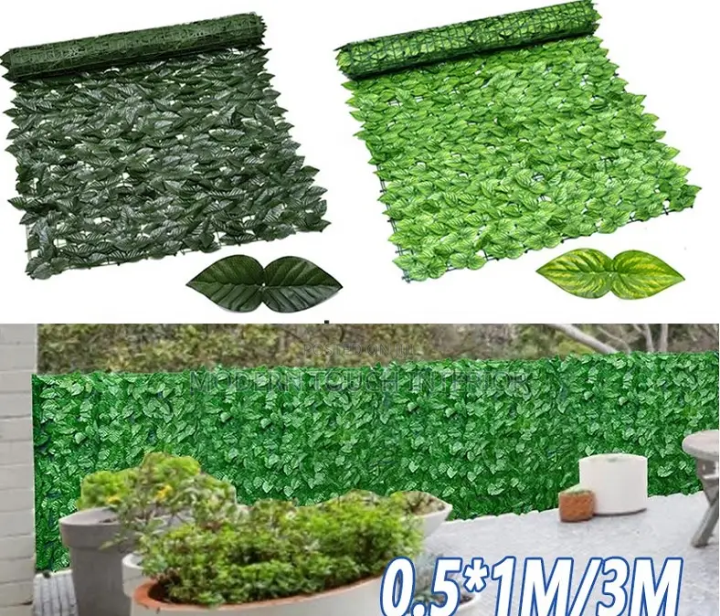 Artificial Privacy Weather-Resistant Customizable Fence