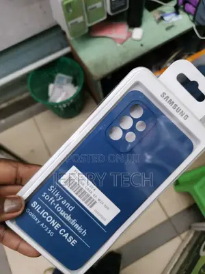 Slim Soft Silicone Case for Samsung Galaxy A73 5G -Blue