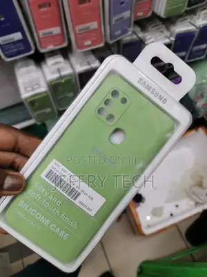 Silicone Soft Back Cover for Samsung Galaxy A21s -Green