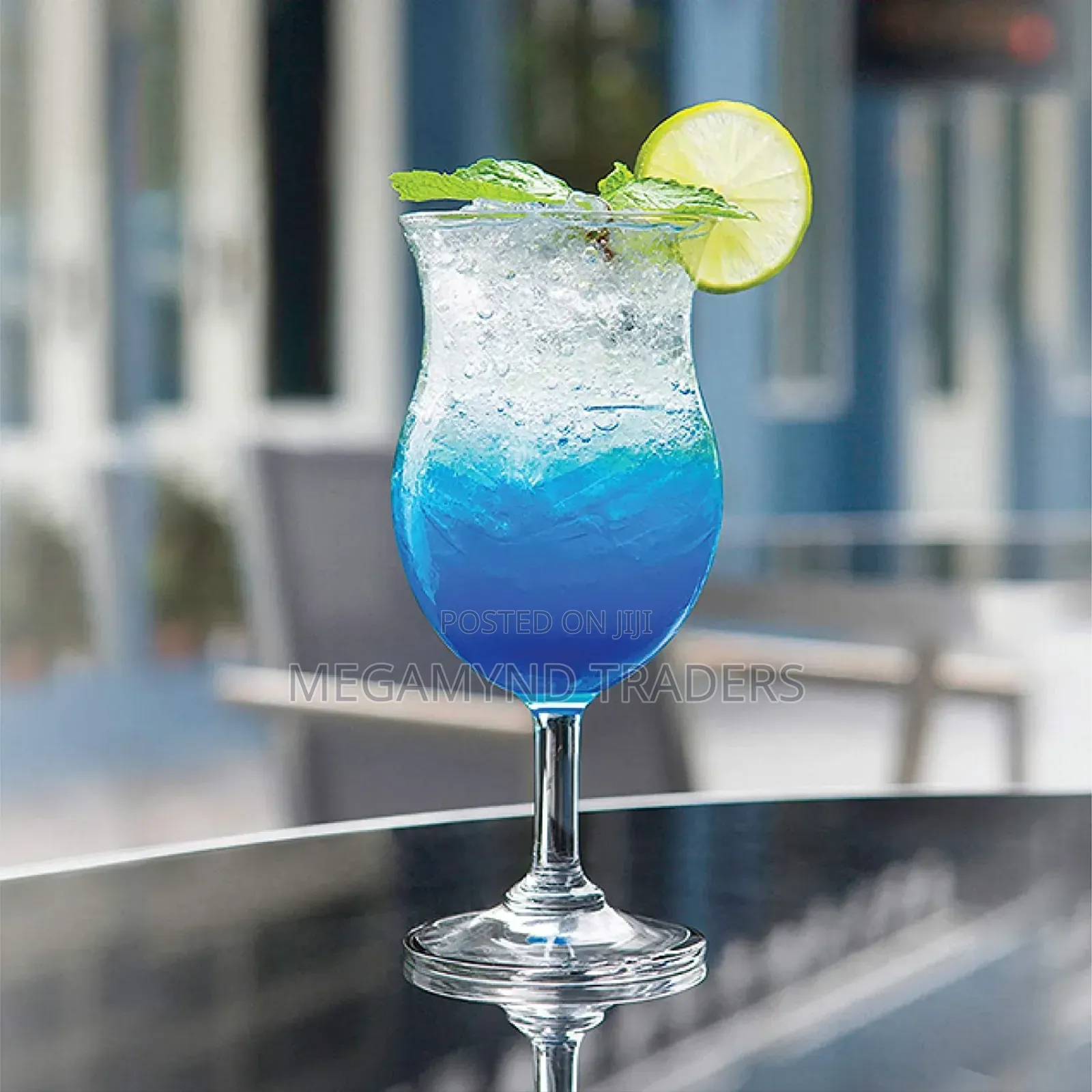 Cocktail Glass Hurricane 6pc