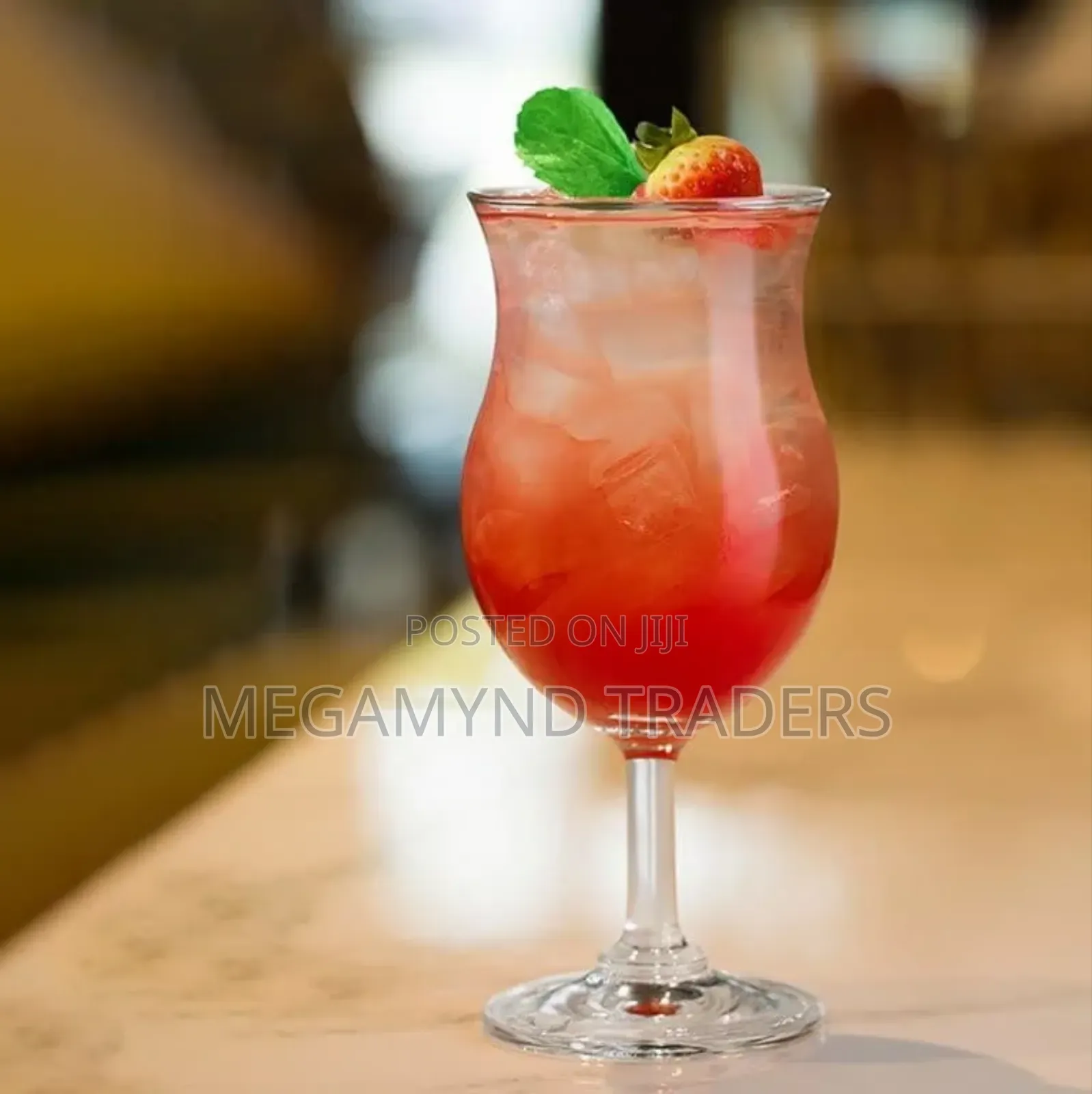 Cocktail Glass Hurricane 6pc