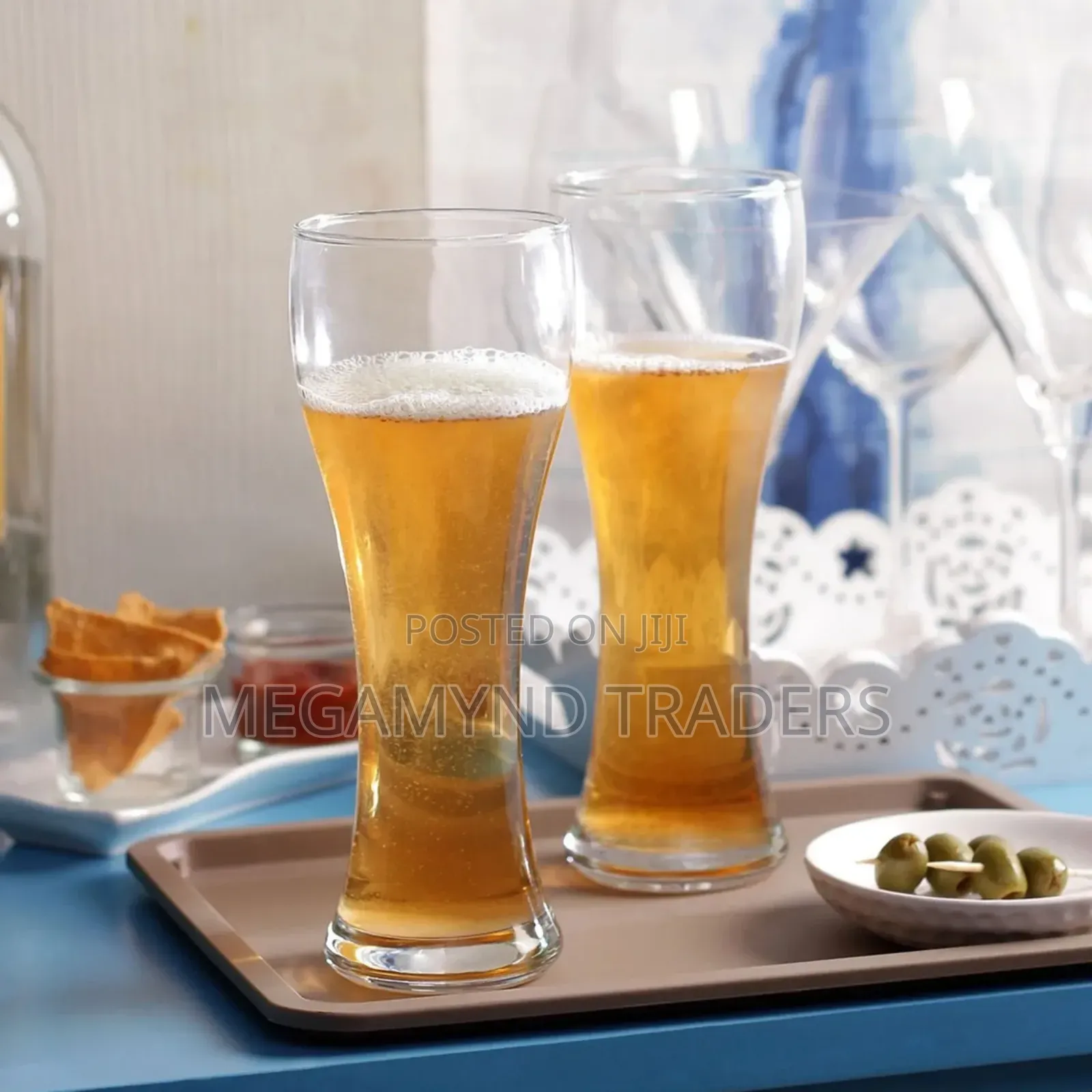 4pc Beer Glass 600ml/Bar Glasses