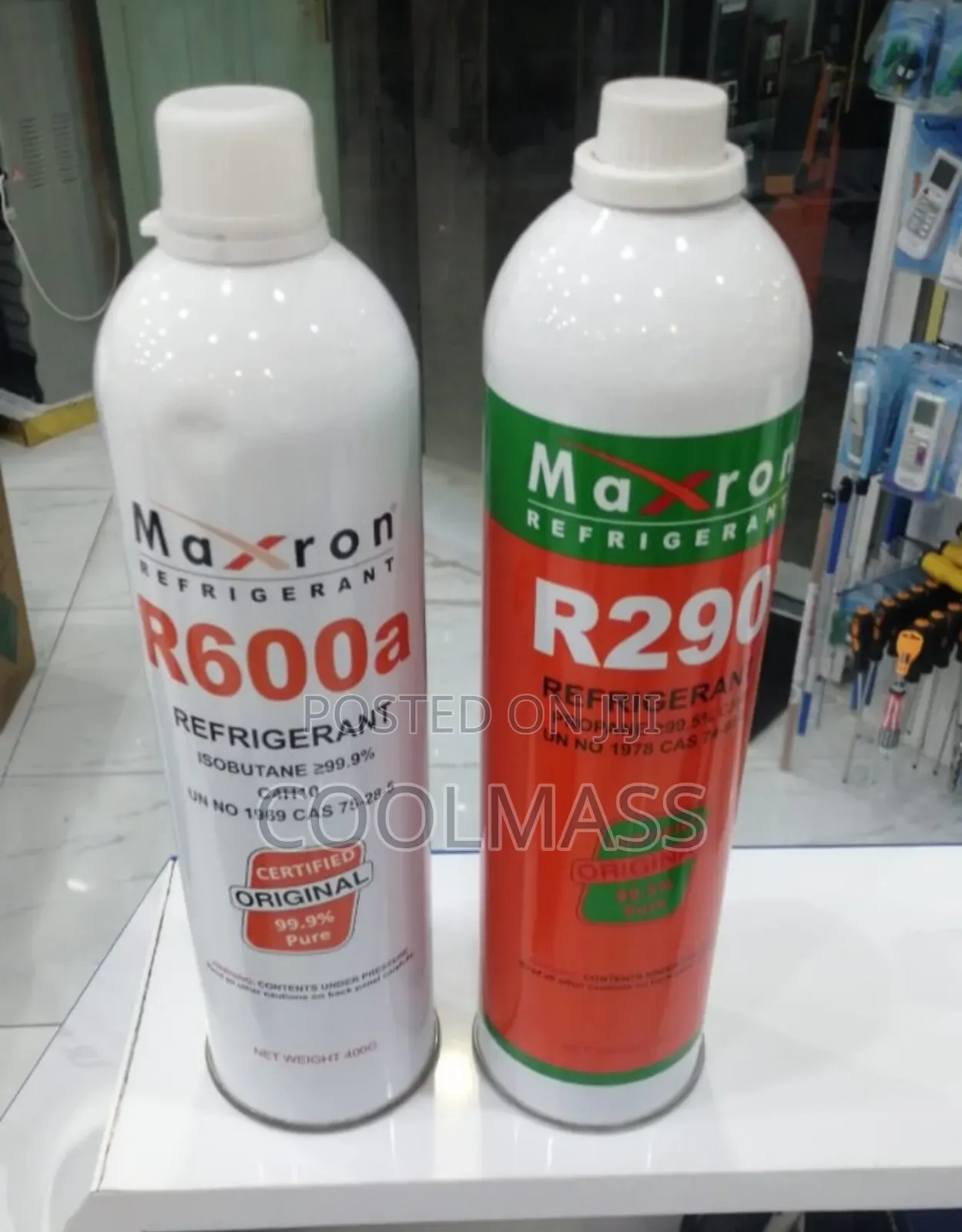 Refrigerant Can R600a and R290