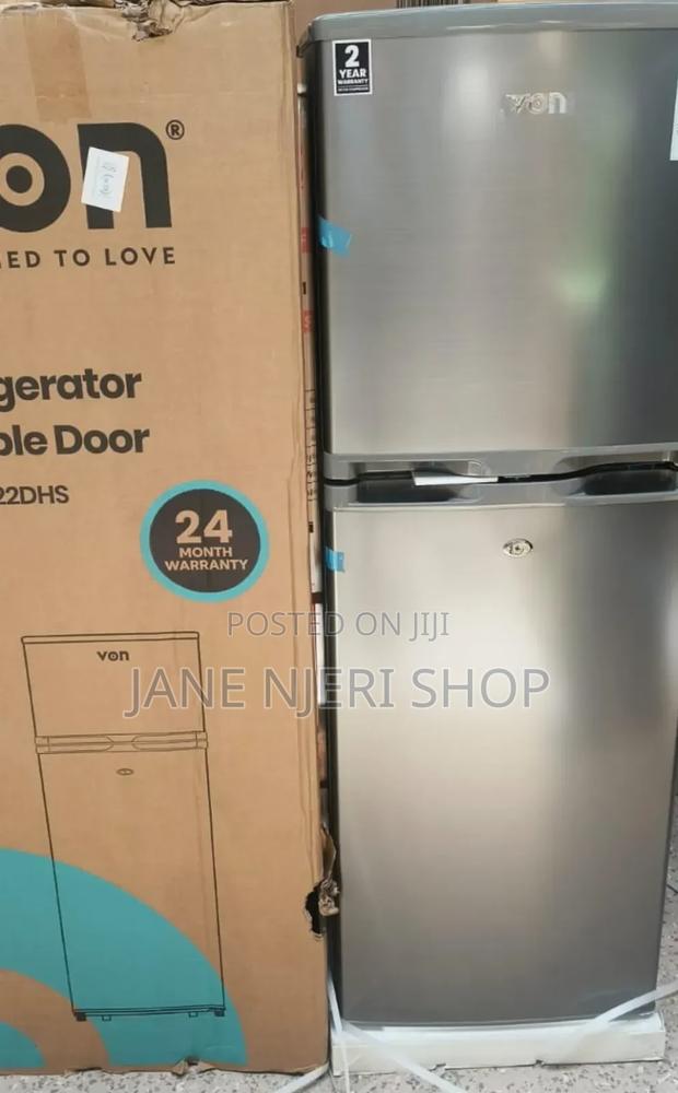 VON 138 Litres Double Door Refrigerator v/N-138l