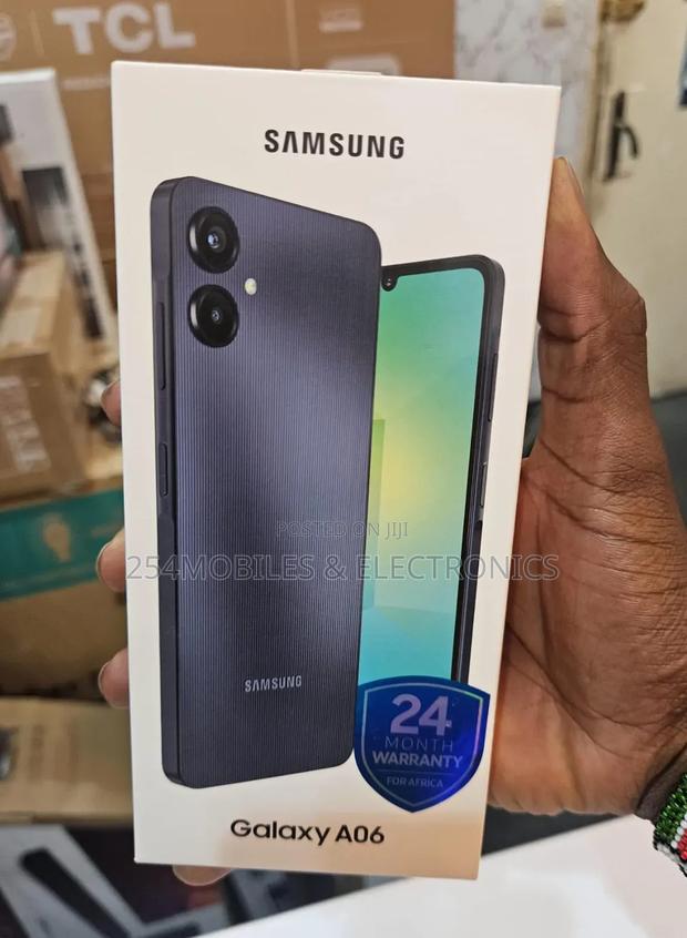 New Samsung Galaxy A06 128 GB Black - thumbnail 2