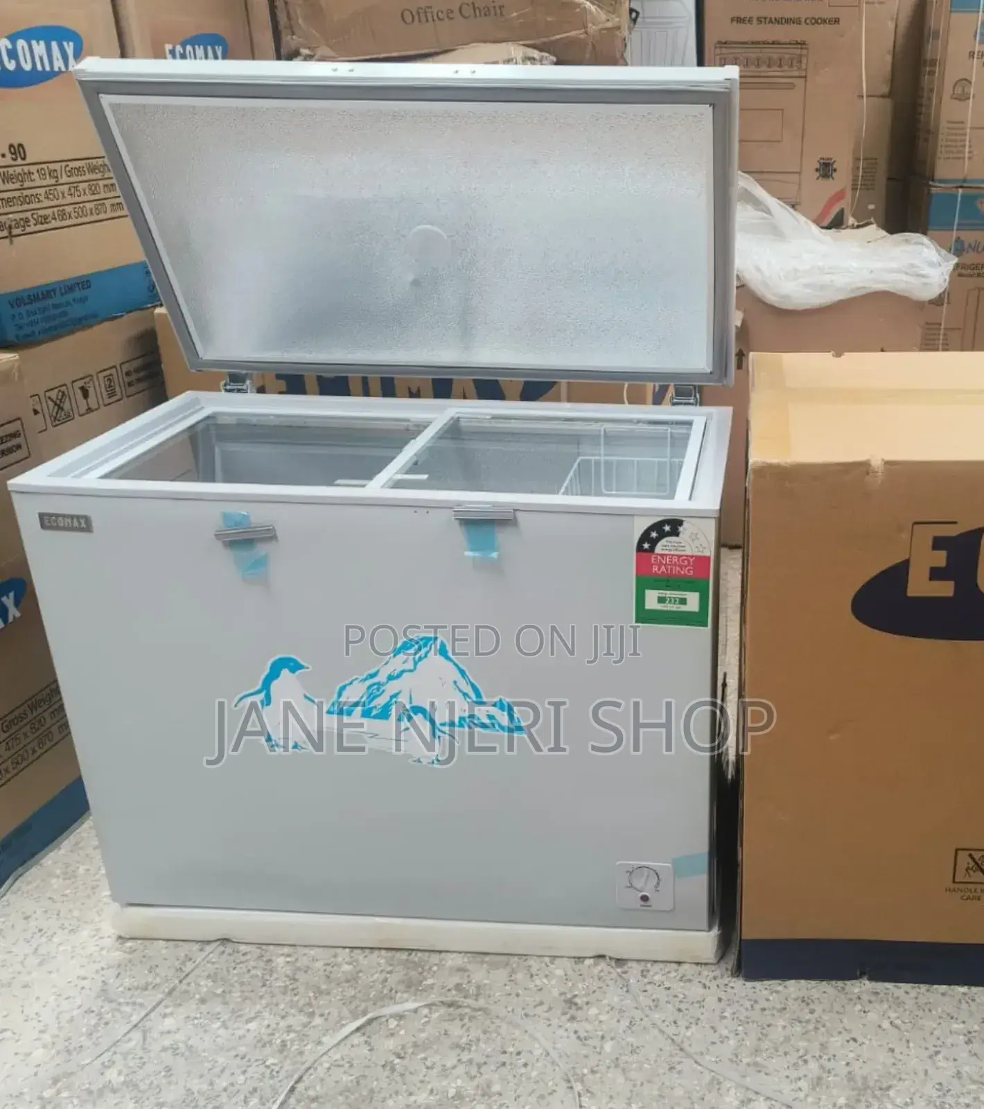 Ecomax 219 Litres Deep Freezer EC/219L New