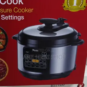 6 Litres Ramtons Electric Pressure Cooker RM/PC-09