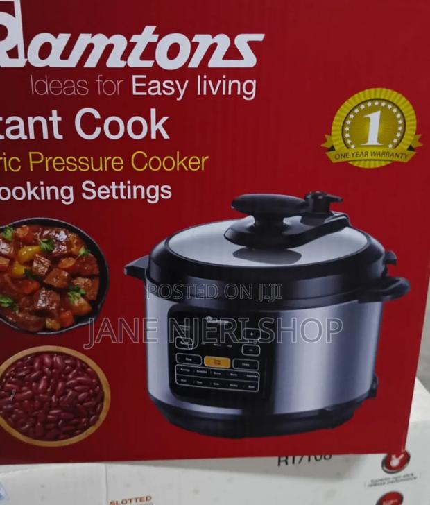 6L Ramtons Electric Pressure Cooker RM/PC-09