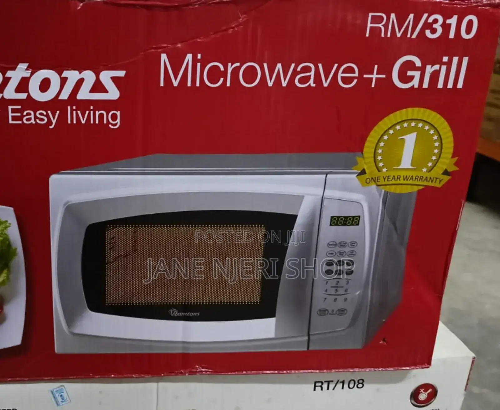 Ramtons Microwave Digital 20L With Grill R-10m