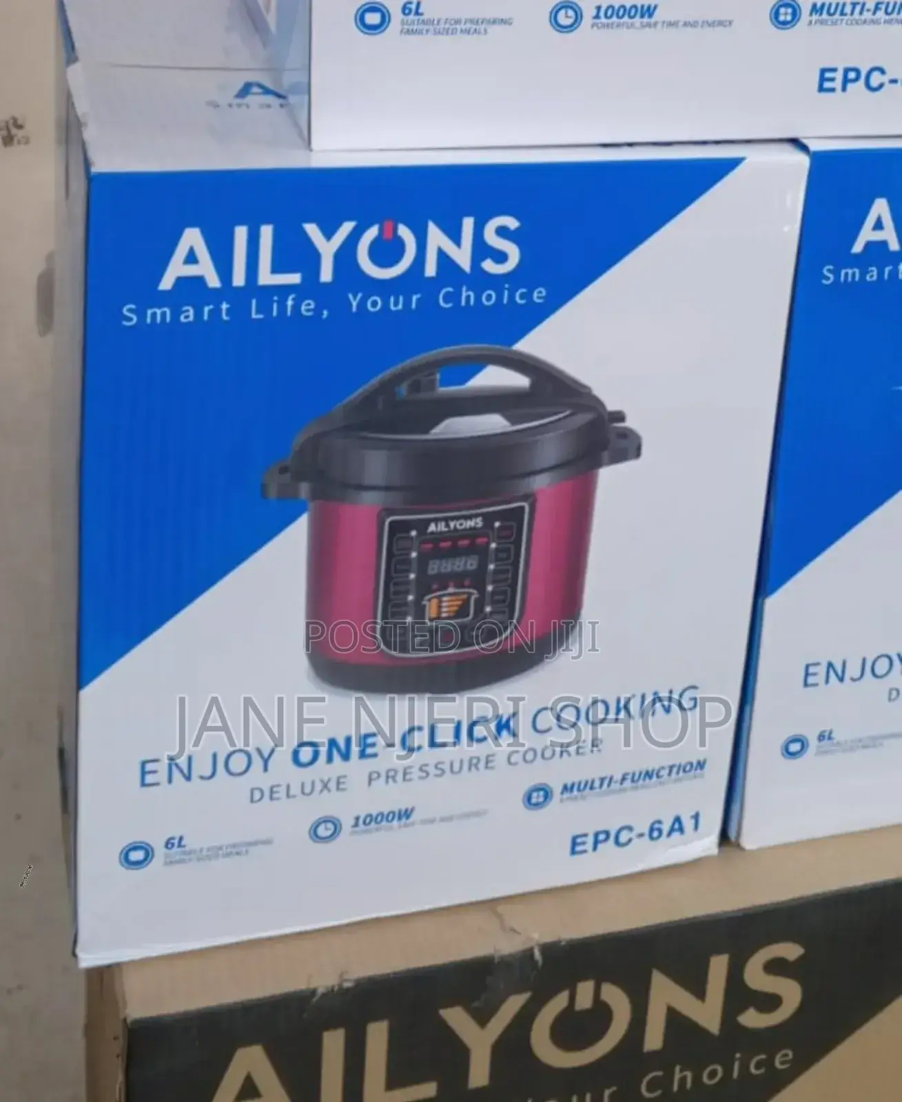 6 Litres Electric Ailyons Pressure Cooker a/P