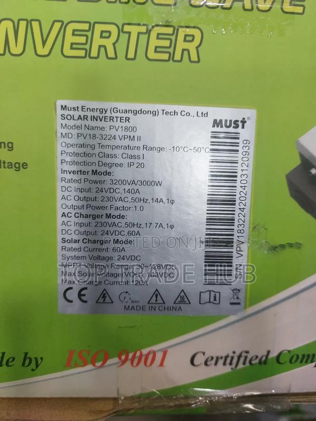 Must Solar Hybrid Inverter 24v 3.2kva - thumbnail 2