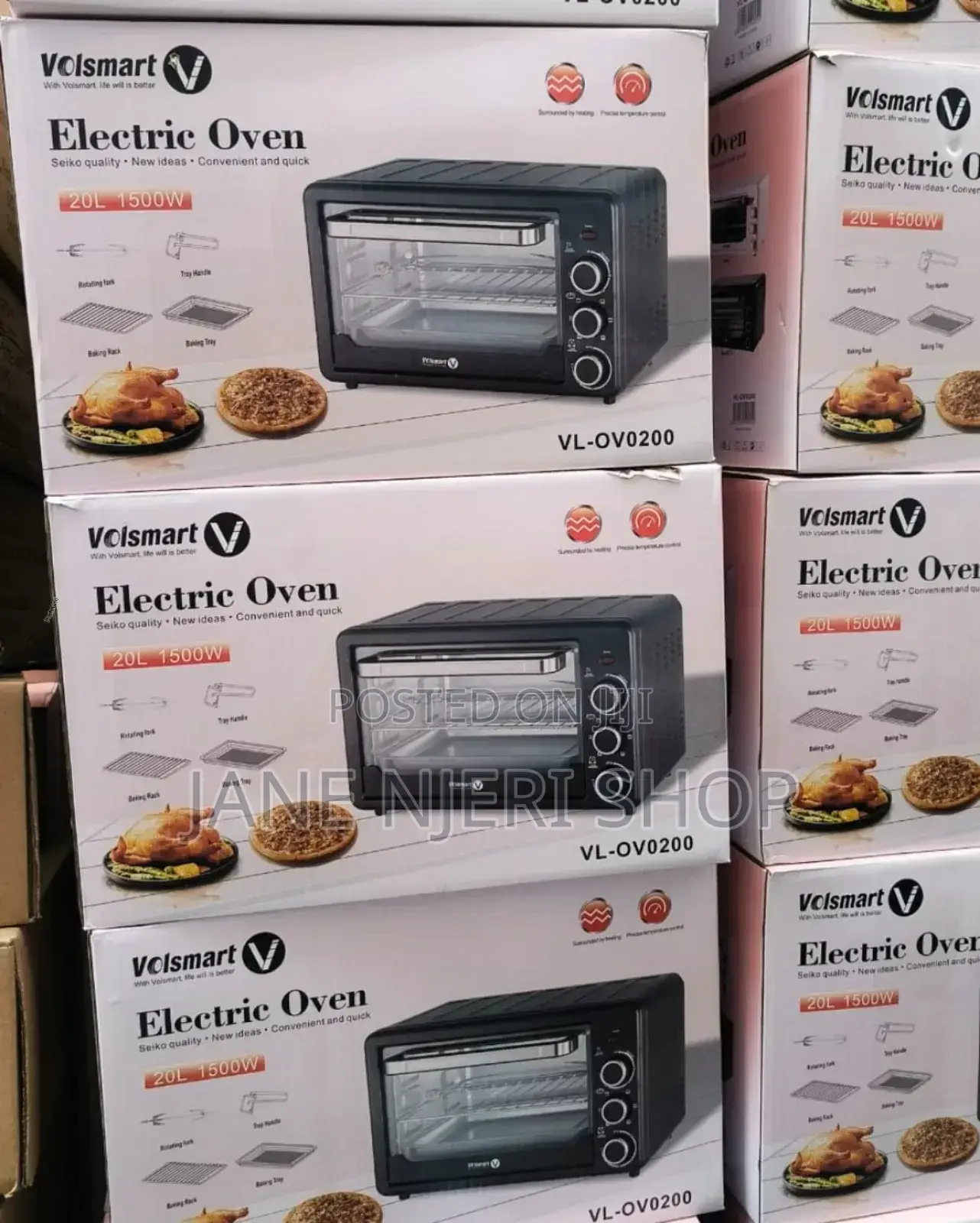 20L Volsmart Electric Oven 1500w/Vl