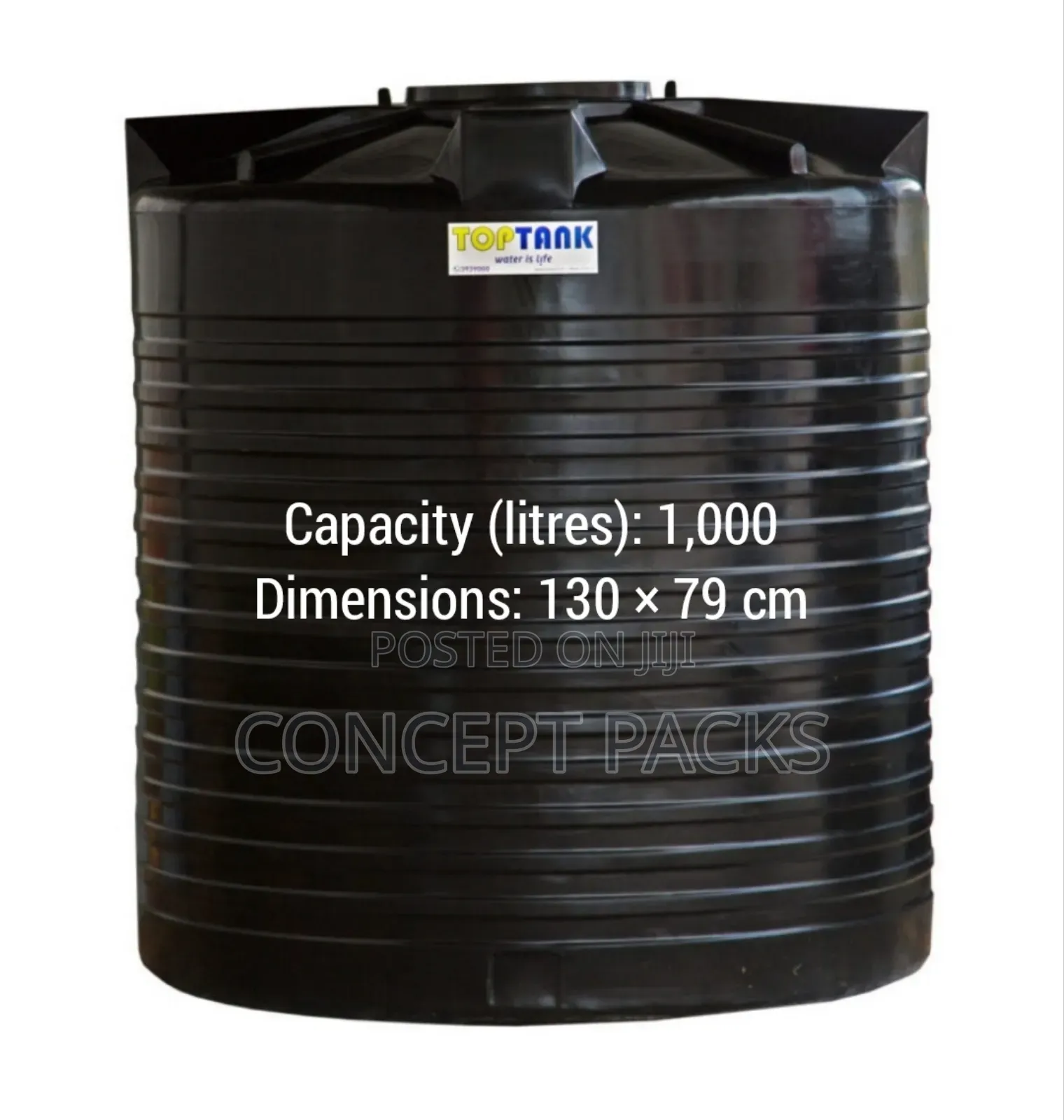 Black Water Tank Capacity (Litres)1,000. STANDARD QUALITY.