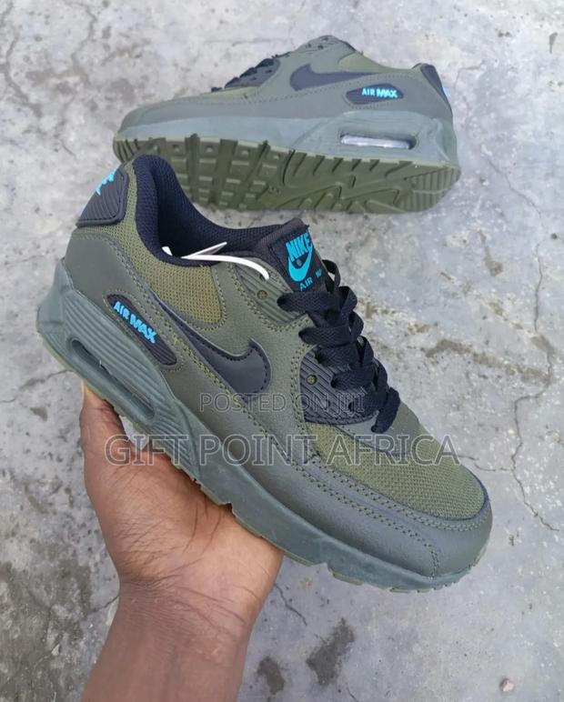 Jungle Green Airmax 90 Unisex Sneakers - main view