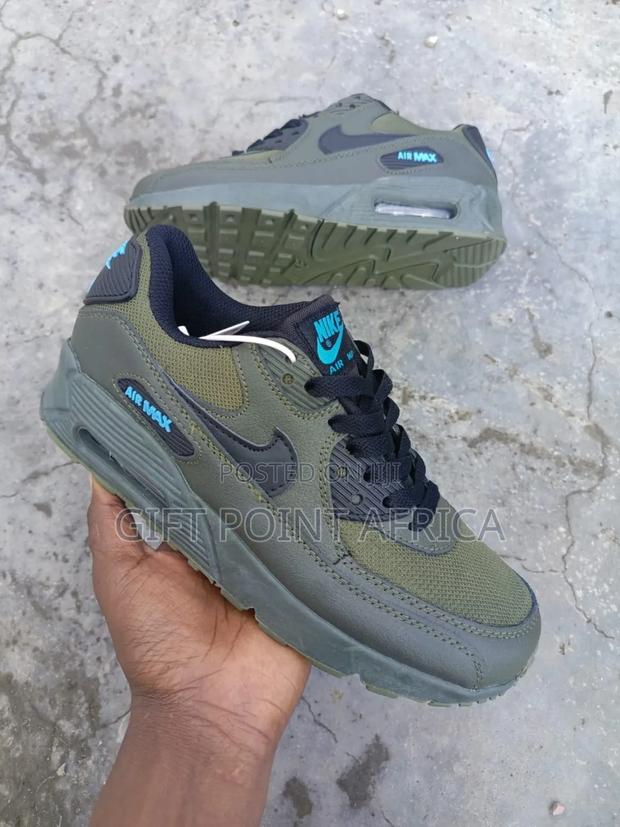 Jungle Green Airmax 90 Unisex Sneakers - thumbnail 2