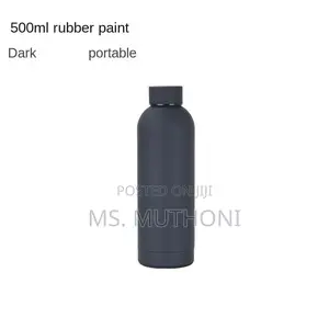 External Rubber Painted 500ml Vacuum Insulated Bottle