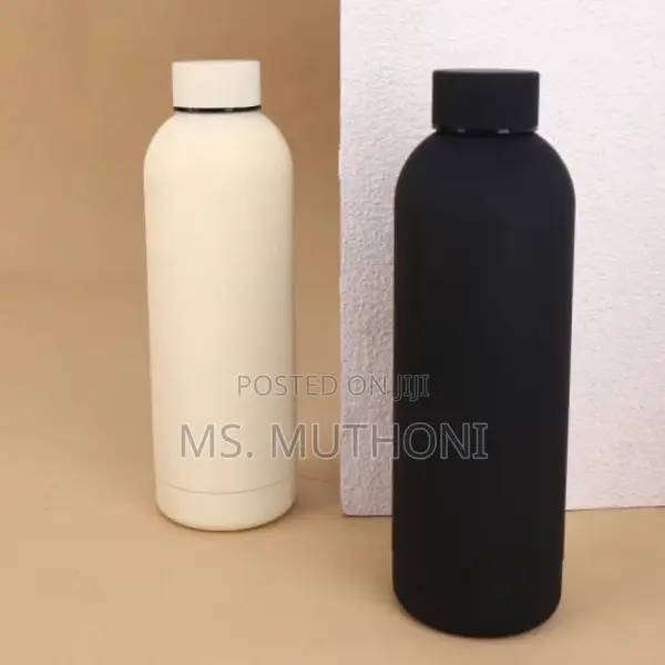 External Rubber Painted 500ml Vacuum Insulated Bottle