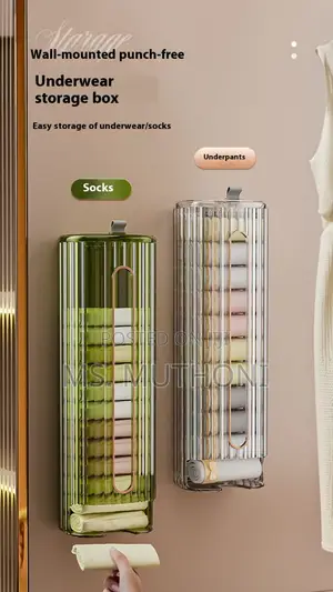 Wall Mounted Storage Box Hollow Socks /Underwear Organiser*