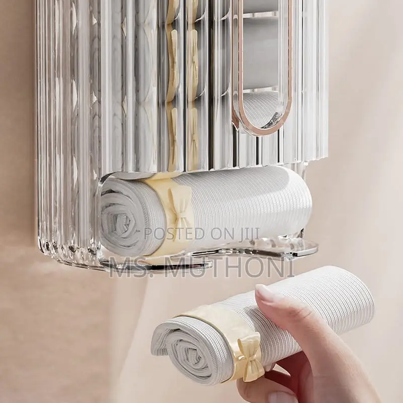 Wall Mounted Storage Box Hollow Socks /Underwear Organiser*