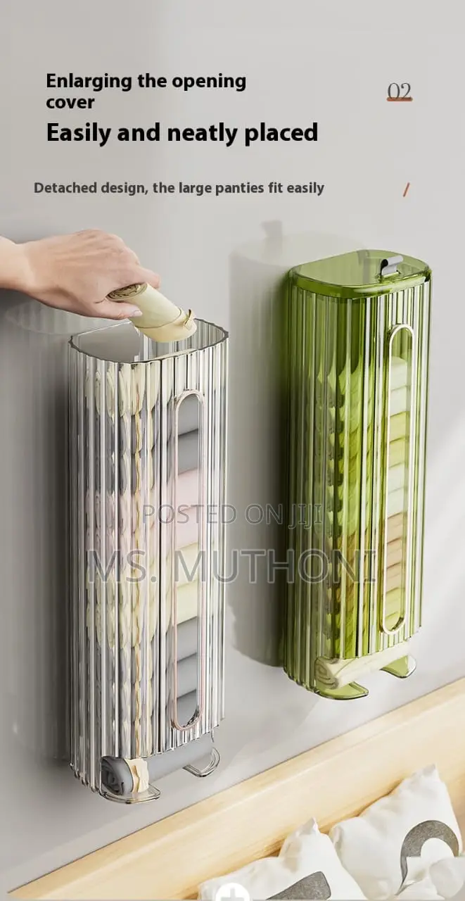 Wall Mounted Storage Box Hollow Socks /Underwear Organiser*
