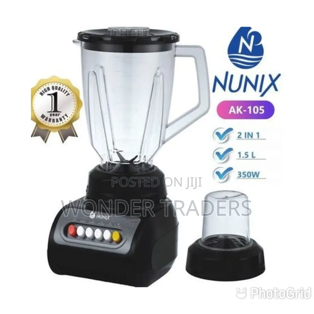 Nunix Blender Ak105 2 in 1 Blender