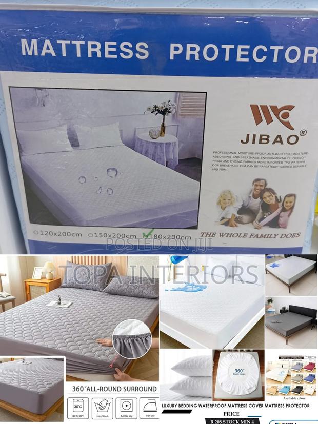 Luxury Bedding Waterproof Mattress Protectors Fitted Covers
